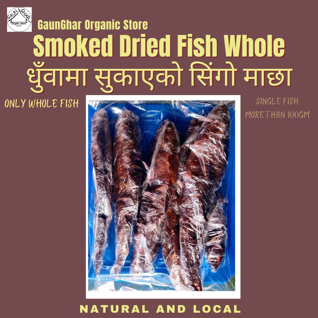 Smoked Dried Whole Fish Local 500gm
